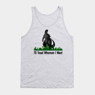 Don't Tread On Me Flag Funny Monster Tank Top